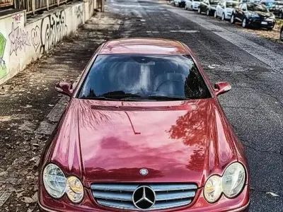 Usata Mercedes CLK240 170 CV (125 kW) 2002 Rosso Coupé