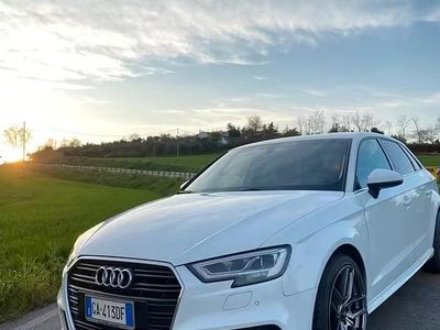 Usata Audi A3 Advanced Plus 131 CV (96 kW) 2020 Bianco Berlina
