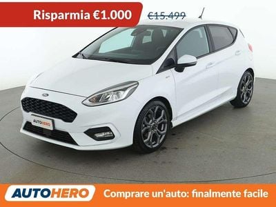 Usata Ford Fiesta ST-Line 125 CV (91 kW) 2020 Bianco Berlina