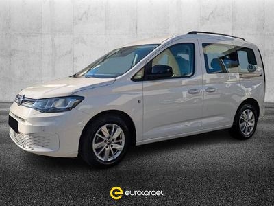 Usata VW Caddy Life 102 CV (75 kW) 2021 Bianco pastello Monovolume