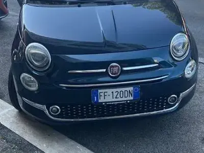 Usata Fiat 500 Lounge 95 CV (69 kW) 2016 Blu/azzurro Utilitaria
