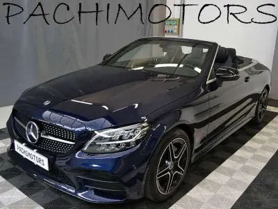 Gebraucht Mercedes C180 AMG line 156 PS (114 kW) 2019 Blau Cabrio