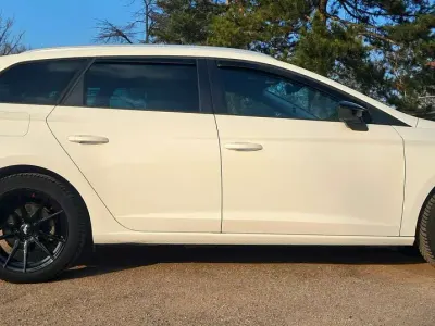 Usata Seat Leon ST Style 110 CV (80 kW) 2016 Bianco Station wagon