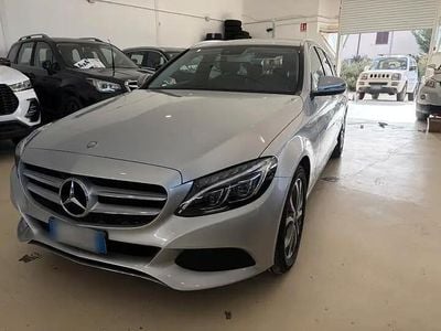 Usata Mercedes C220 Premium 169 CV (124 kW) 2017 Argento Station wagon