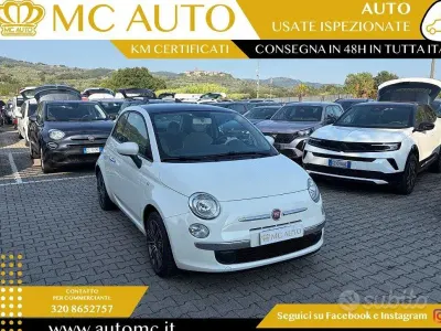 Usata Fiat 500 Lounge 69 CV (50 kW) 2013 Bianco Utilitaria