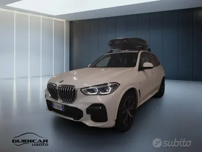 Usata BMW X5 M Sport 340 CV (250 kW) 2022 Bianco SUV