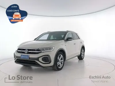 Usata VW T-Roc R-line 110 CV (80 kW) 2023 Ascot grey nero SUV