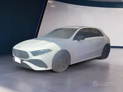 Usata Mercedes A180 AMG line 136 CV (100 kW) 2023 Bianco Berlina