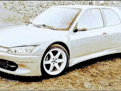 Usata Peugeot 306 GT-line 90 CV (66 kW) 2001 Bianco Coupé