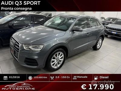 Usata Audi Q3 Sport 150 CV (110 kW) 2016 Grigio SUV