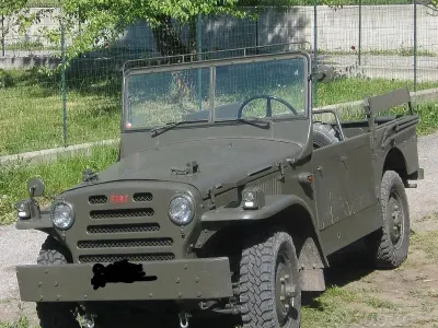 Usata Fiat Campagnola 1970 Verde Cabrio