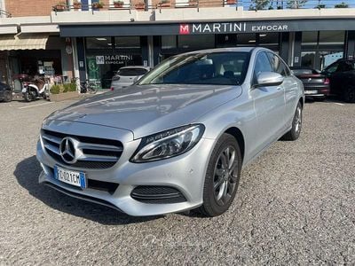 Usata Mercedes C200 Exclusive 136 CV (100 kW) 2016 Gray Berlina