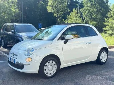 Usata Fiat 500C Lounge 69 CV (50 kW) 2015 Bianco Cabrio