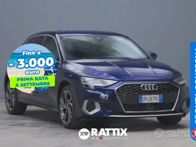Usata Audi A3 Advanced 116 CV (85 kW) 2023 Blu navarra Berlina