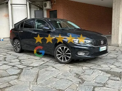 Occasion Fiat Tipo Lounge 120 ch (88 kW) 2016 Noir Berline