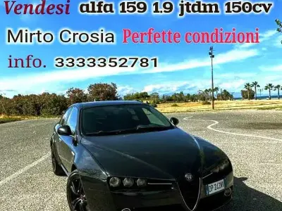 Usata Alfa Romeo 159 Progression 150 CV (110 kW) 2008 Nero Berlina