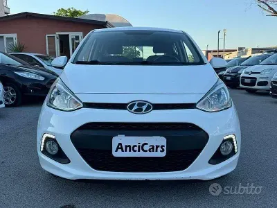 Usata Hyundai i10 66 CV (48 kW) 2014 Bianco Utilitaria
