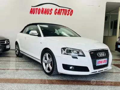 Brugt Audi A3 Cabriolet S-Line 140 HK (102 kW) 2010 Hvid Cabriolet