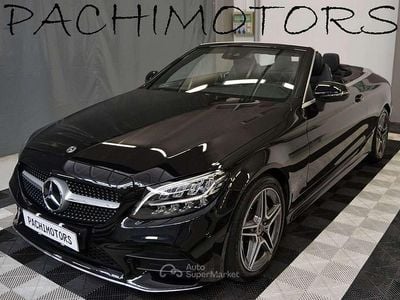 Usata Mercedes C200 Premium 184 CV (135 kW) 2019 Nero Cabrio