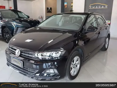Usata VW Polo Trendline 80 CV (58 kW) 2018 Nero Utilitaria