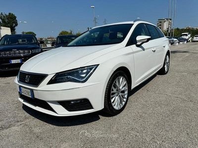 Usata Seat Leon ST Style 116 CV (85 kW) 2020 Bianco Station wagon