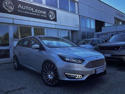 Begagnad Ford Focus Titanium 120 HK (88 kW) 2015 Silver Kombi