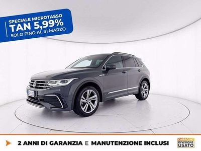 Usata VW Tiguan R-line 150 CV (110 kW) 2021 Grigio SUV