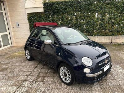 Usata Fiat 500C Lounge 95 CV (69 kW) 2012 Blu Cabrio