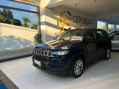 Usata Jeep Compass Limited 150 CV (110 kW) 2022 Blu metallizzato SUV