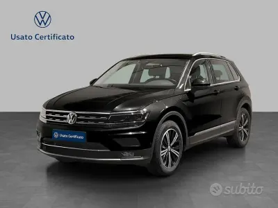 Usata VW Tiguan Advance 150 CV (110 kW) 2019 Nero perla SUV
