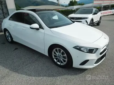Usata Mercedes A180 Premium 136 CV (100 kW) 2020 Bianco Berlina