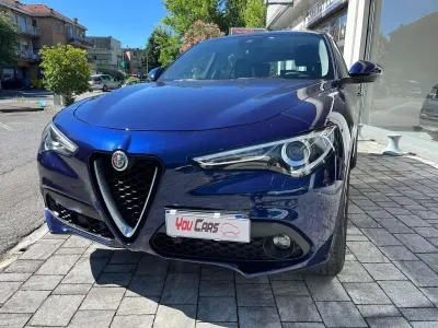 Usata Alfa Romeo Stelvio Business 179 CV (131 kW) 2018 Blu/azzurro SUV