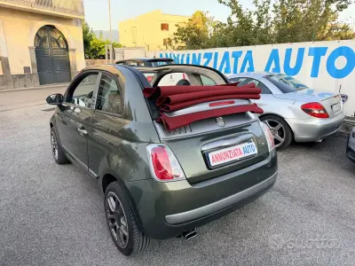 Usata Fiat 500 95 CV (69 kW) 2011 Grigio Cabrio