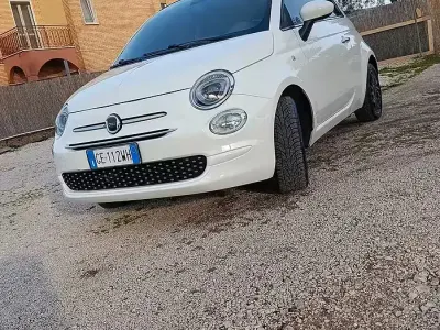 Begagnad Fiat 500C Lounge 69 HK (50 kW) 2021 Vit Cab