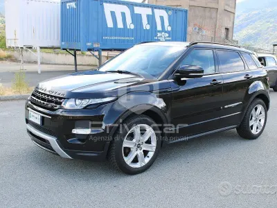 Usata Land Rover Range Rover evoque Dynamic 190 CV (139 kW) 2013 Nero SUV