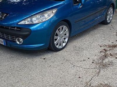 Usata Peugeot 207 CC 109 CV (80 kW) 2007 Blu Cabrio
