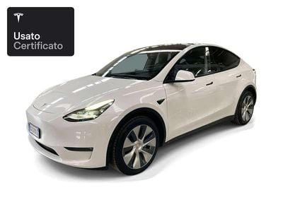 Usata Tesla Model Y Long Range AWD 258 kW (351 CV) 2021 Pearl white multicoat SUV