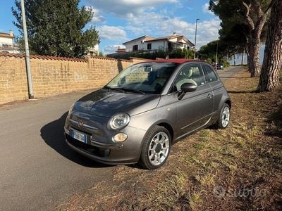 Usata Fiat 500C Lounge 69 CV (50 kW) 2016 Grigio Cabrio