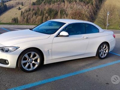 Usata BMW 420 Cabriolet 184 CV (135 kW) 2014 Bianco Cabrio