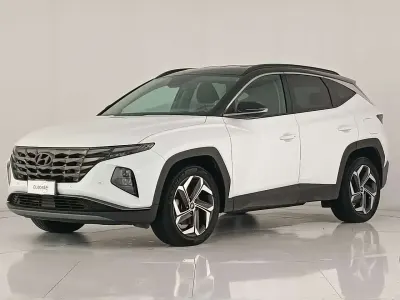 Usata Hyundai Tucson N Line 179 CV (131 kW) 2022 Bianco/tetto nero SUV