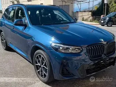 Usata BMW X3 Sport Line 190 CV (139 kW) 2022 Blu SUV