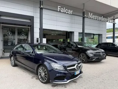 Usata Mercedes CLS250 Premium 204 CV (150 kW) 2015 Blu Coupé