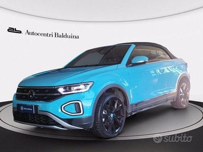 Occasion VW T-Roc Cabriolet Style 110 PK (80 kW) 2024 Blauw Cabriolet
