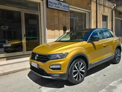 Usata VW T-Roc Style 110 CV (80 kW) 2021 Giallo SUV