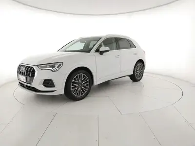 Usata Audi Q3 Advanced Plus 150 CV (110 kW) 2022 Bianco ghiaccio metallizzato SUV