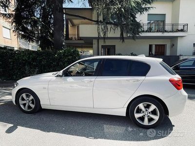 Usata BMW 116 Sport Line 116 CV (85 kW) 2015 Bianco Utilitaria