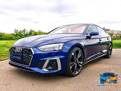 Usata Audi A5 Sportback S-Line 245 CV (180 kW) 2020 Blu Utilitaria