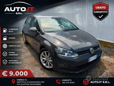 Usata VW Golf VII Trendline 85 CV (62 kW) 2016 Grigio Berlina