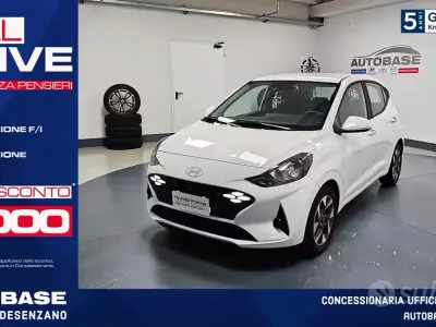 Ny Hyundai i10 63 HK (46 kW) 2025 Hvid Hatchback