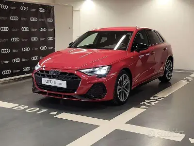 Nuova Audi A3 S-Line 150 CV (110 kW) 2026 Rosso Berlina